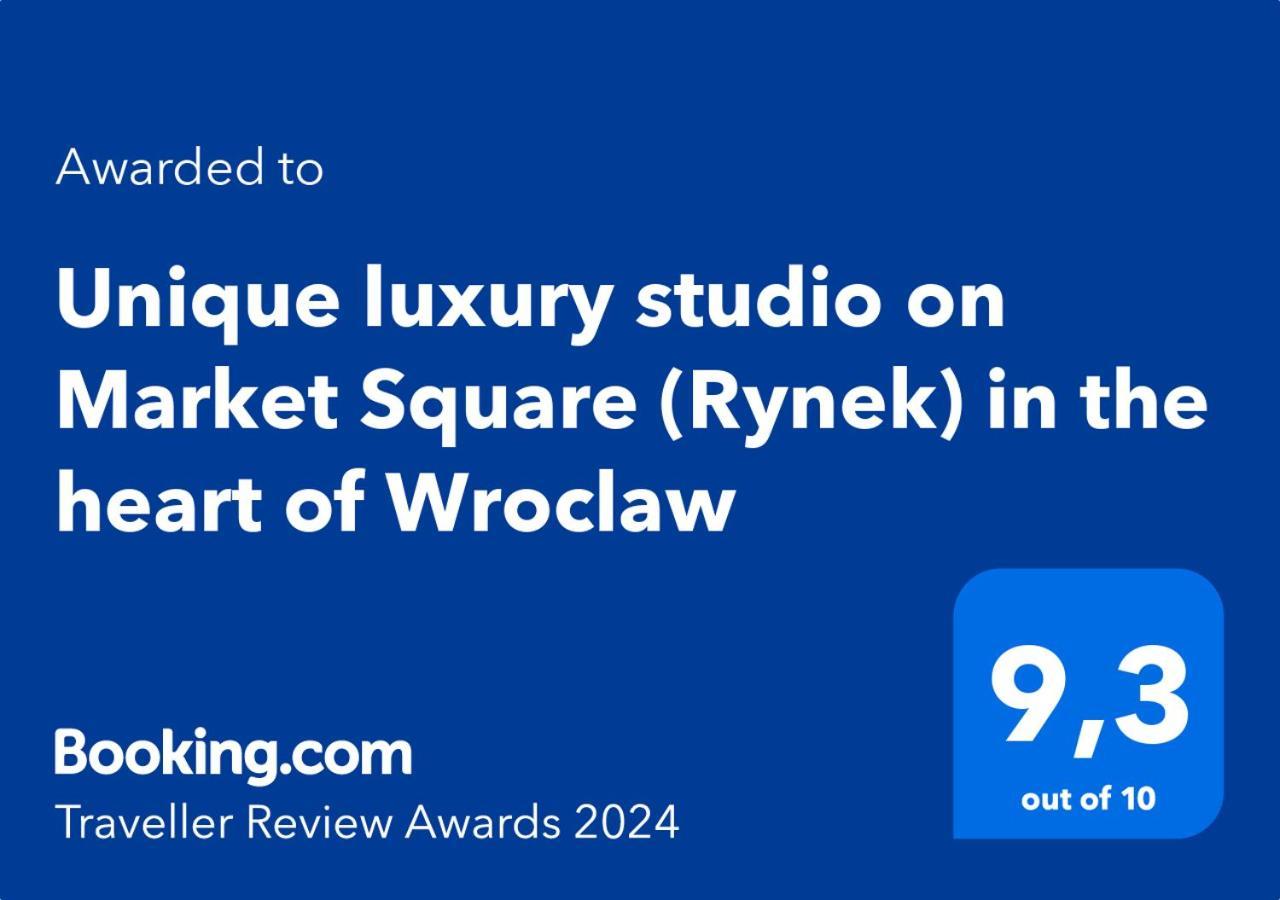 Unique Luxury Studio On Market Square Apartment Вроцлав Екстериор снимка